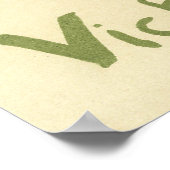 Retro Art Nouveau - Reine de Joie Poster (Hoek)