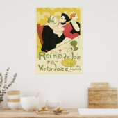 Retro Art Nouveau - Reine de Joie Poster (Keuken)