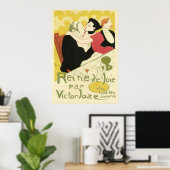 Retro Art Nouveau - Reine de Joie Poster (Thuiskantoor)