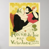 Retro Art Nouveau - Reine de Joie Poster (Voorkant)
