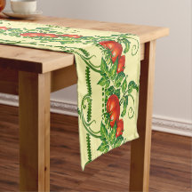 Retro Art Nouveau Tuin Tomaten Fries Patroon