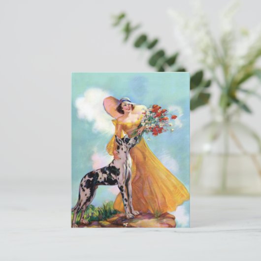 Retro Art over notiecards Briefkaart (Staand voorkant)