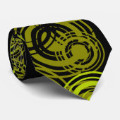  retro Art PatternTie Stropdas (Opgerold)