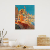 Retro Art Print, "Atlantic City" Eggleston Poster (Keuken)