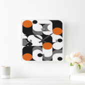 Retro Art Vierkante Klok (Huis)