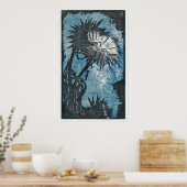 Retro artisjok charme: elegantie poster (Keuken)