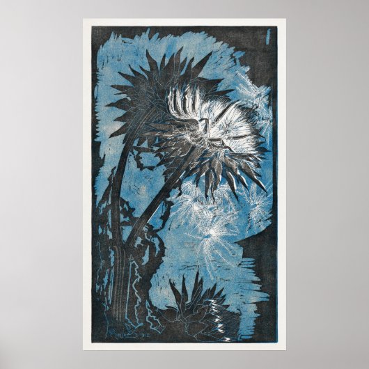 Retro artisjok charme: elegantie poster (Voorkant)