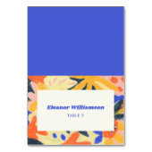 Retro Artsy Abstracte Botanische Custom Baby showe Kaart (Voorkant)