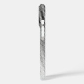 Retro Artsy Black en White Moiré 3D Movie Case-Mate iPhone Case (Achterkant / Links)