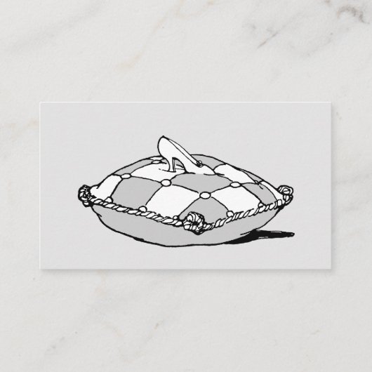 Retro Assepoester Zwart Wit Ontvangstkaart aangepa Informatiekaartje (Achterkant)