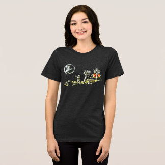 Retro astronauten op het T-shirt