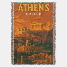 Retro Athene Griekenland Reizen