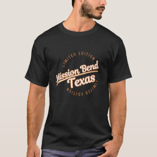 Retro Athletic Mission Bend TX Kleding T-shirt
