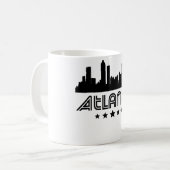 Retro Atlanta Skyline Koffiemok (Voorkant links)