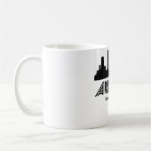 Retro Atlanta Skyline Koffiemok (Links)