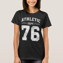 Retro Atletiek Afd 76 Klassieker 1976 Verjaardag T-shirt