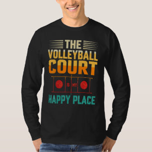Retro Atletiek Volleybal Teamsport Net Spike 2 T-shirt