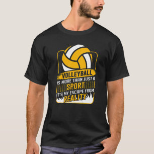 Retro Atletisch Volleybal Team Sport Net Spike 14 T-shirt