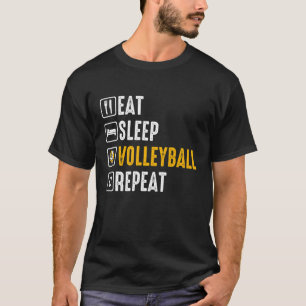 Retro Atletisch Volleybal Team Sport Net Spike 34 T-shirt