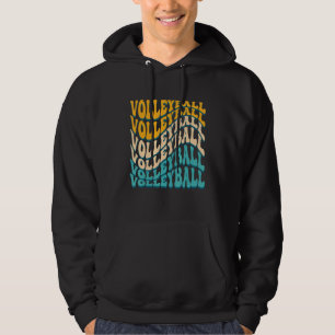 Retro Atletisch Volleybal Teamsport Net Spike 31 Hoodie