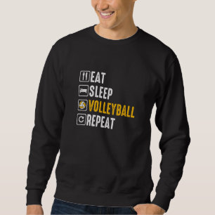 Retro atletisch volleybal teamsport net spike 58 trui