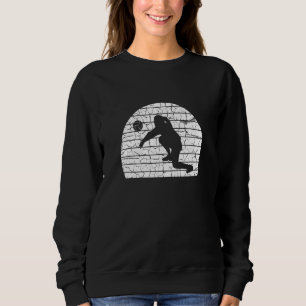 Retro atletisch volleybal teamsport net spike 79 trui