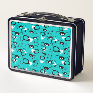 Retro Atom Spinnen Lunchbox