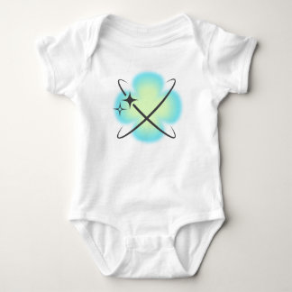 Retro Atomair Turquoise Bloem Romper