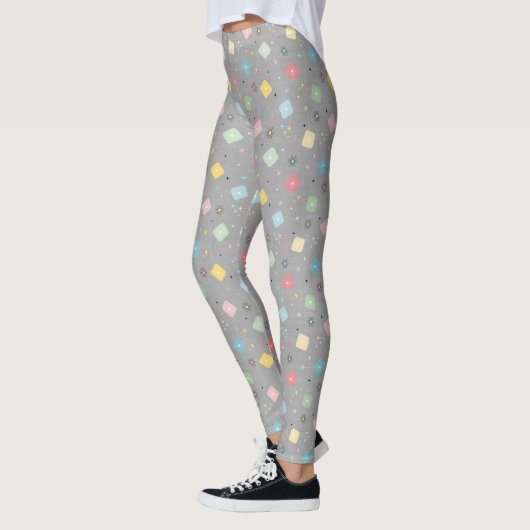Retro-atomaire starbursts leggings (Links)