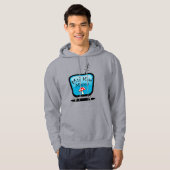 Retro Atomaire TV Hoodie (Voorkant volledig)
