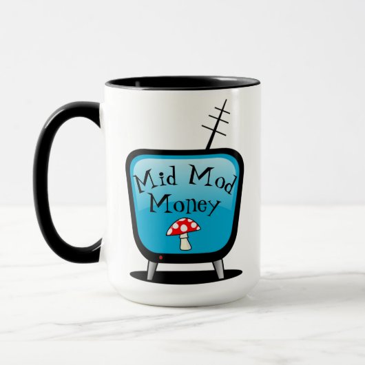 Retro Atomaire TV Mok (Links)