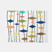 Retro Atomic Age Art Diamonds 1 Deurmat (Voorkant)
