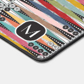 Retro Atomic Age Backgammon Bureaumat (Hoek)