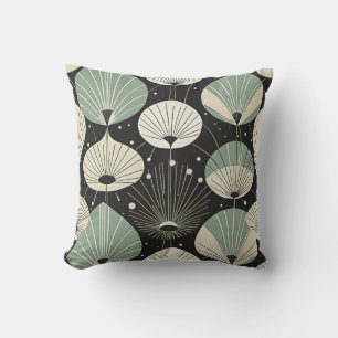 Retro Atomic Age geometrisch modern patroon Buitenkussen