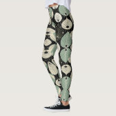Retro Atomic Age geometrisch modern patroon Leggings (Links)