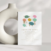 Retro Atomic Age Mid Century Mod Engagement Party Kaart