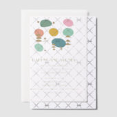 Retro Atomic Age Mid Century Mod Engagement Party Vellum Uitnodigingen (Offset (Uitnodiging))