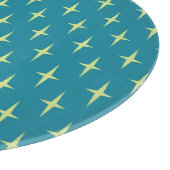 Retro Atomic Age Star Patroon Snijplank (Hoek)
