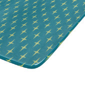 Retro Atomic Age Star Patroon Snijplank (Hoek)