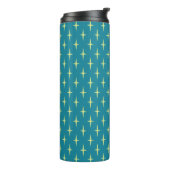 Retro Atomic Age Star Patroon Thermosbeker (Gedraaid links)