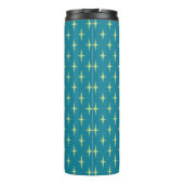 Retro Atomic Age Star Patroon Thermosbeker (Achterkant)