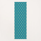 Retro Atomic Age Star Patroon Yogamat (Voorkant)