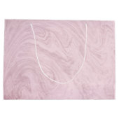 Retro Atomic Black Cat Personalized Gift Bag Groot Cadeauzakje (Achterkant)