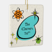 Retro Atomic Boomerang en keramische siervoorwerpe Keramisch Ornament (Rechts)