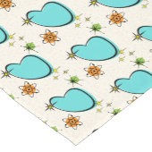 Retro Atomic Boomerang en Starbursts Table Runner Korte Tafelloper (Hoek)