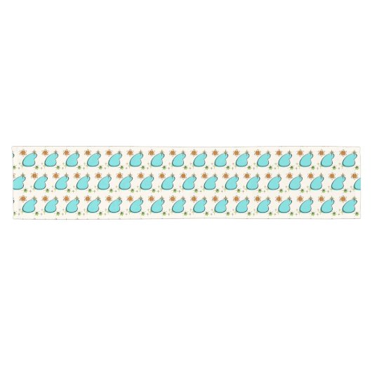 Retro Atomic Boomerang en Starbursts Table Runner Korte Tafelloper (Horizontaal)