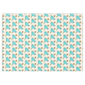 Retro Atomic Boomerang en Starbursts Tablecloth Tafelkleed (Voorkant (Horizontaal))