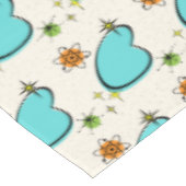 Retro Atomic Boomerang en Starbursts Tablecloth Tafelkleed (Gekanteld)