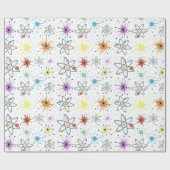 Retro Atomic Cadeaupapier (Vlak)