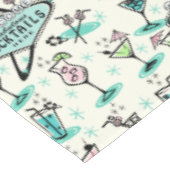 Retro Atomic Cocktails Tafelkleed (Gekanteld)